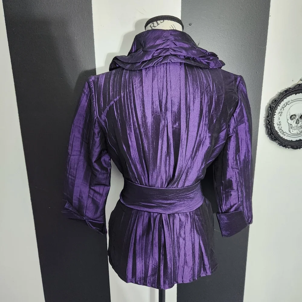 Vintage Purple Blouse - Picture 4 of 5